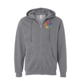Independent Trading Co. Midweight Full-Zip Hooded Sweatshirt Embroidery - Mato & Hash