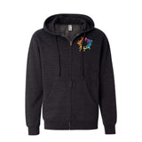 Independent Trading Co. Midweight Full-Zip Hooded Sweatshirt Embroidery - Mato & Hash