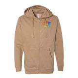 Independent Trading Co. Midweight Full-Zip Hooded Sweatshirt Embroidery - Mato & Hash