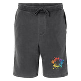 Independent Trading Co. Pigment-Dyed Fleece Shorts Embroidery