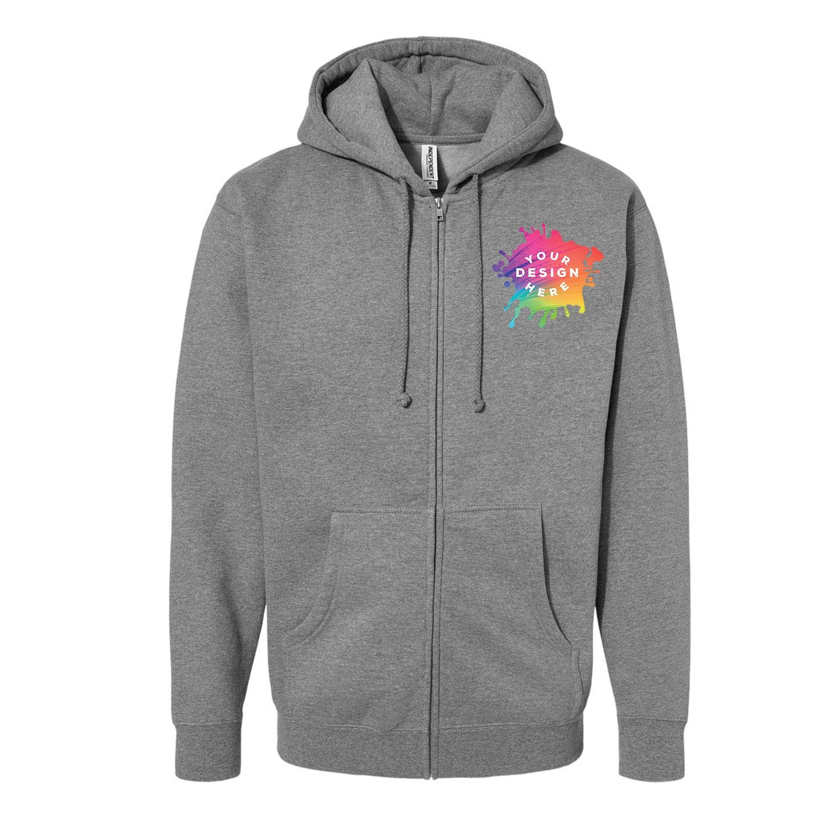 Independent Trading Co. Unisex Heavyweight Full-Zip Hooded Sweatshirt - Mato & Hash