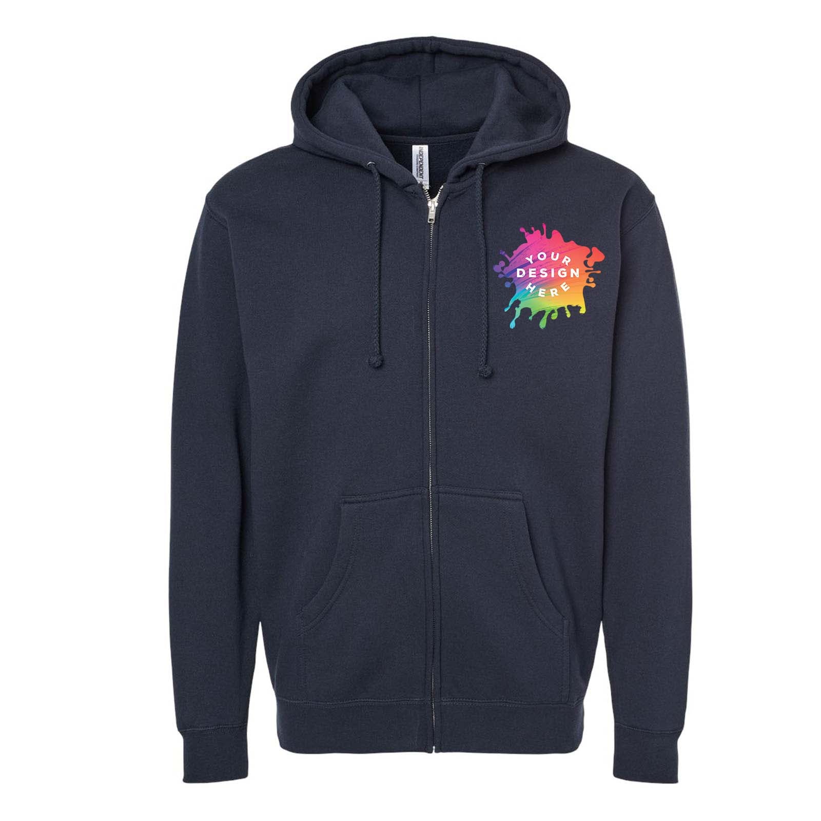 Independent Trading Co. Unisex Heavyweight Full-Zip Hooded Sweatshirt - Mato & Hash