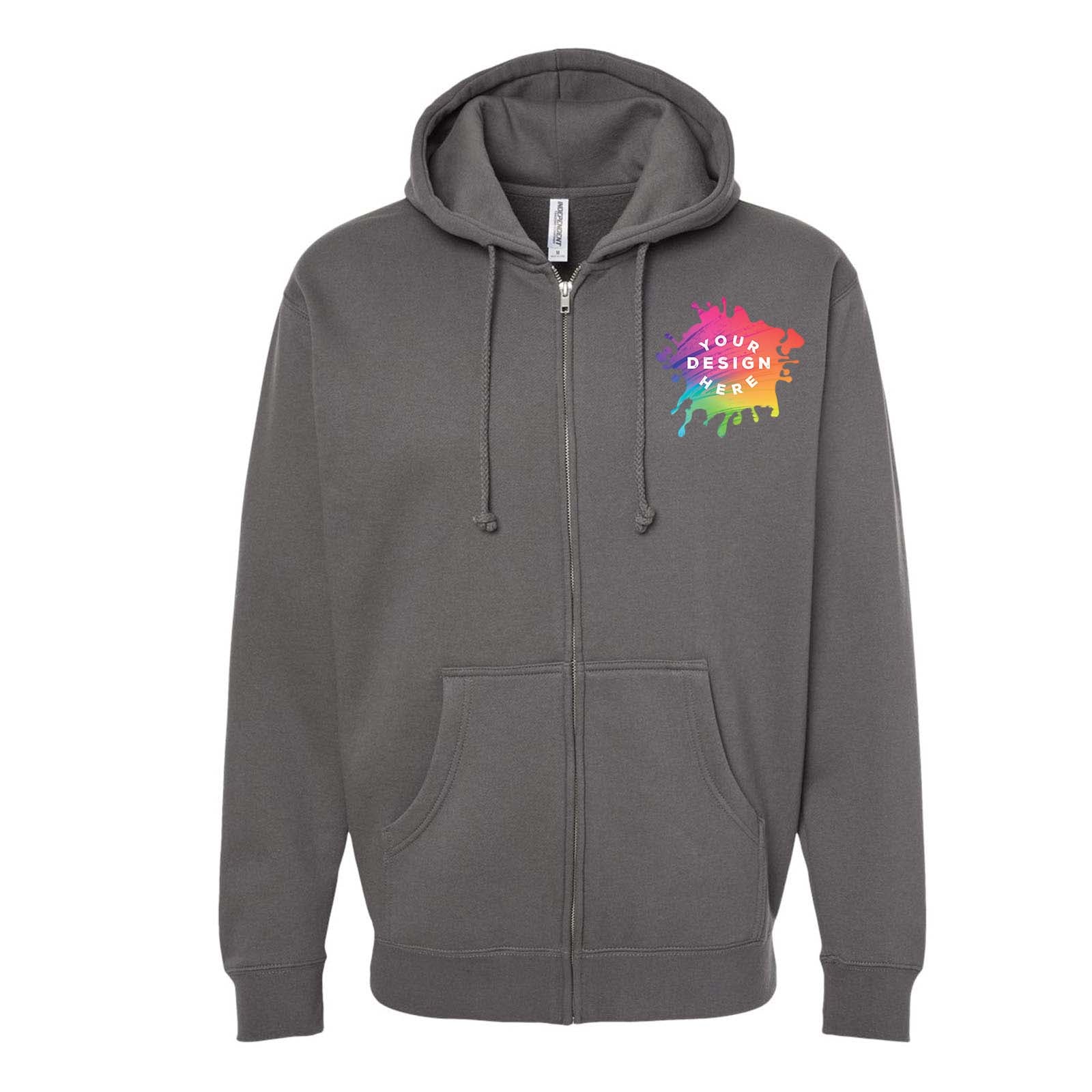 Independent Trading Co. Unisex Heavyweight Full-Zip Hooded Sweatshirt - Mato & Hash
