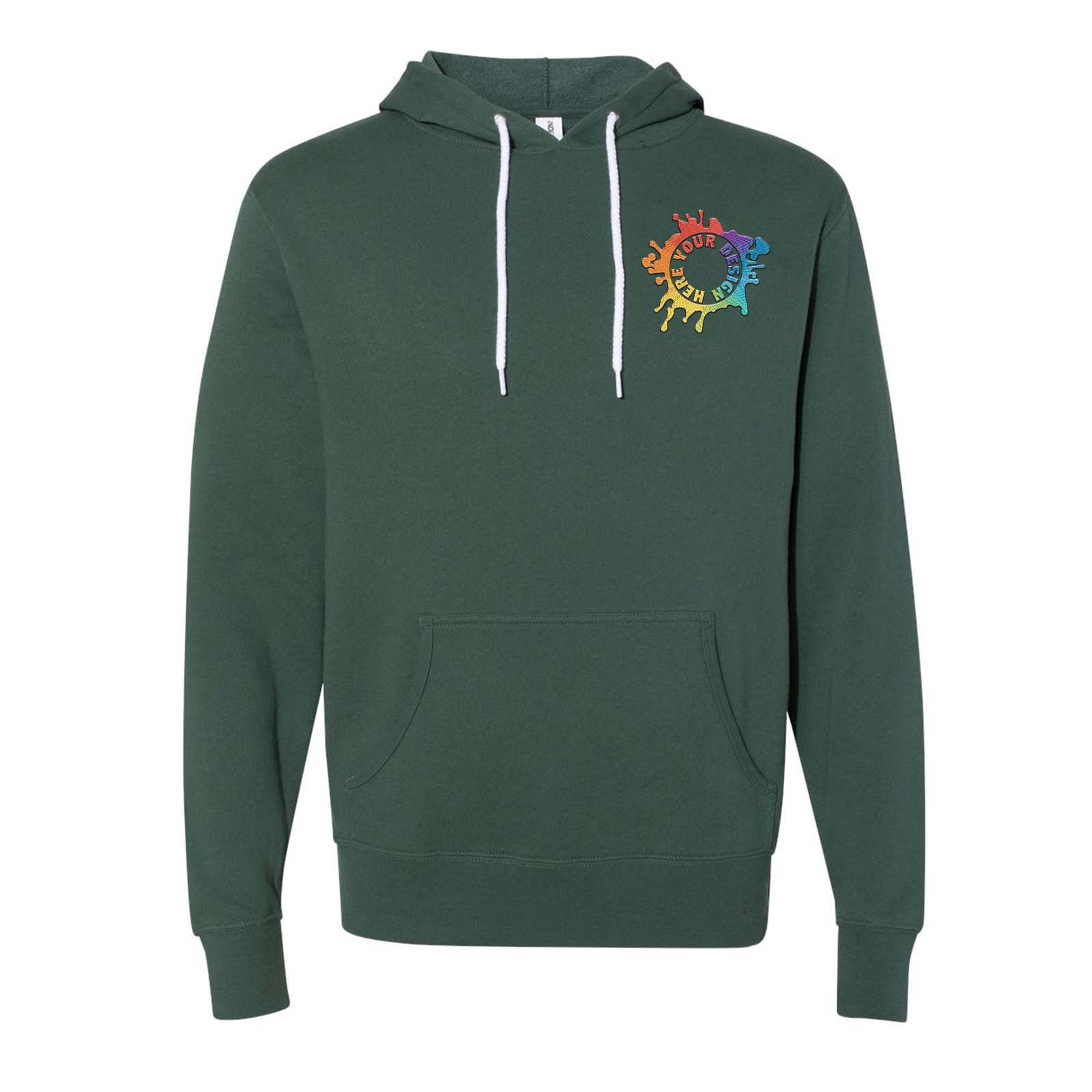 Independent Trading Co. Unisex Lightweight Hooded Sweatshirt Embroidery - Mato & Hash