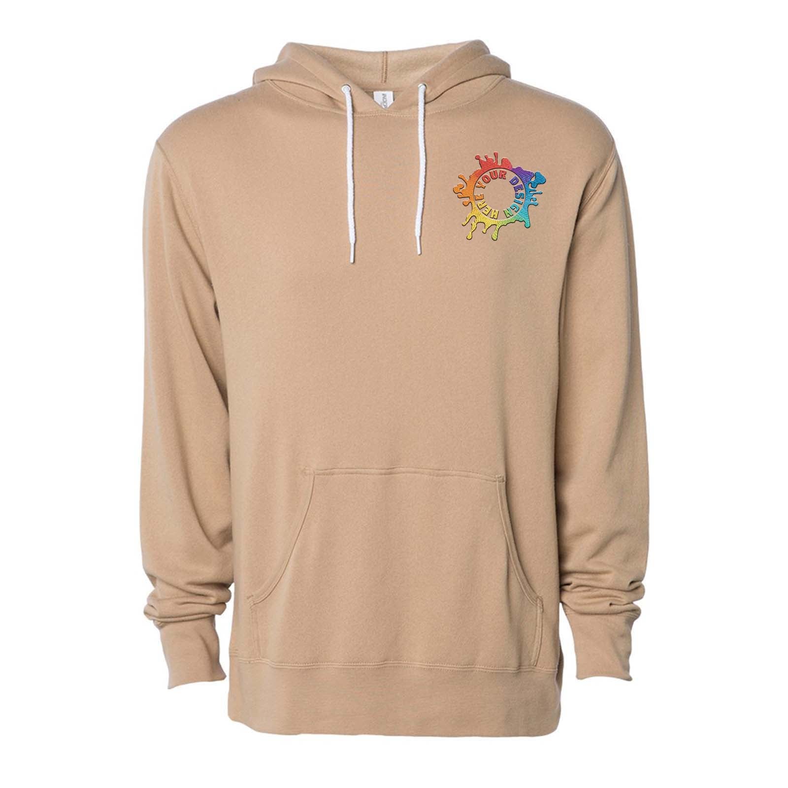 Independent Trading Co. Unisex Lightweight Hooded Sweatshirt Embroidery - Mato & Hash