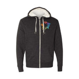 Independent Trading Co. Unisex Sherpa-Lined Hooded Sweatshirt Embroidery - Mato & Hash