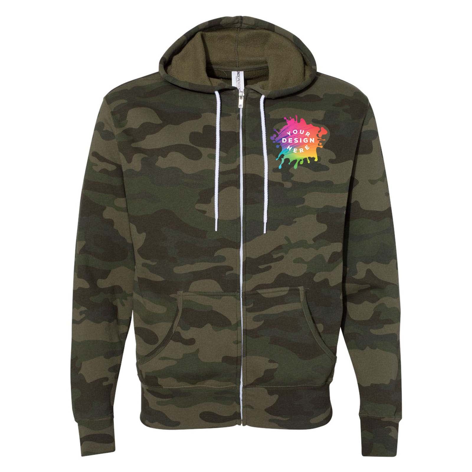 Independent Trading Co. Unisex Triblend Lightweight Full-Zip Hooded Sweatshirt - Mato & Hash