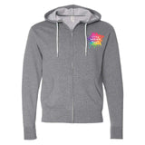 Independent Trading Co. Unisex Triblend Lightweight Full-Zip Hooded Sweatshirt - Mato & Hash