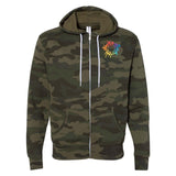 Independent Trading Co. Unisex Triblend Lightweight Full-Zip Hooded Sweatshirt Embroidery - Mato & Hash