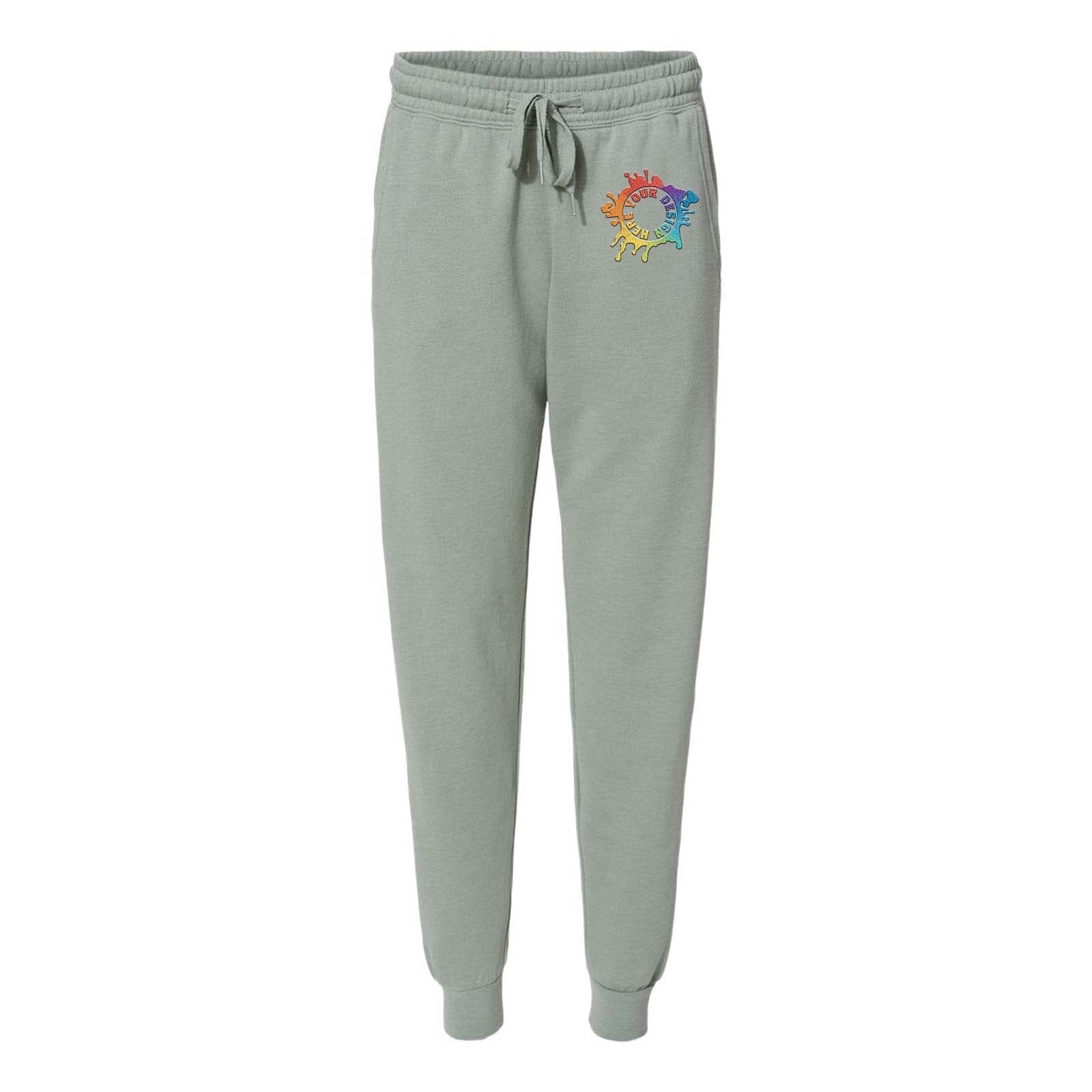 Independent Trading Co. Women's California Wave Wash Jogger Sweatpants Embroidery - Mato & Hash