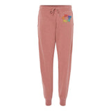 Independent Trading Co. Women's California Wave Wash Jogger Sweatpants Embroidery - Mato & Hash
