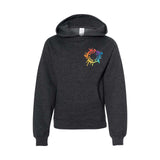 Independent Trading Co. Youth Midweight Hooded Sweatshirt Embroidery - Mato & Hash