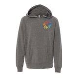 Independent Trading CO. Youth Special Blend Raglan Hooded Sweatshirt Embroidery - Mato & Hash