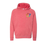 Independent Trading CO. Youth Special Blend Raglan Hooded Sweatshirt Embroidery - Mato & Hash