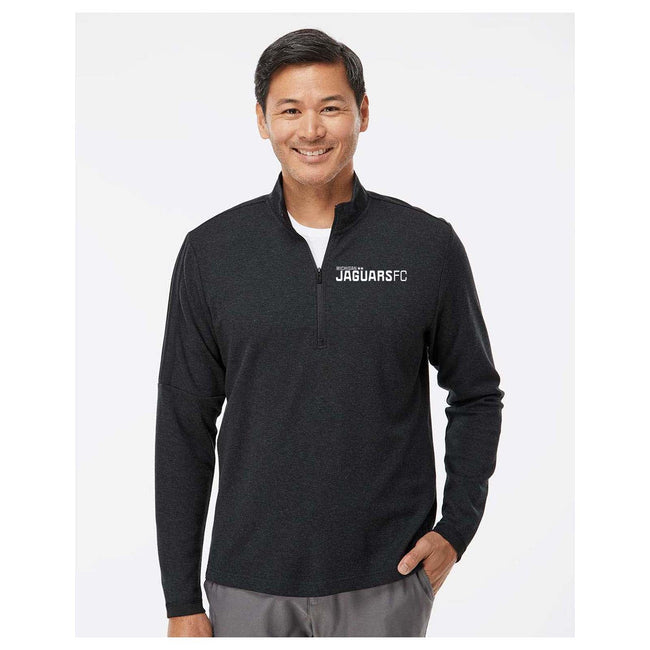 Jaguars Adidas - 3-Stripes Quarter-Zip Sweater Embroidery Wordmark