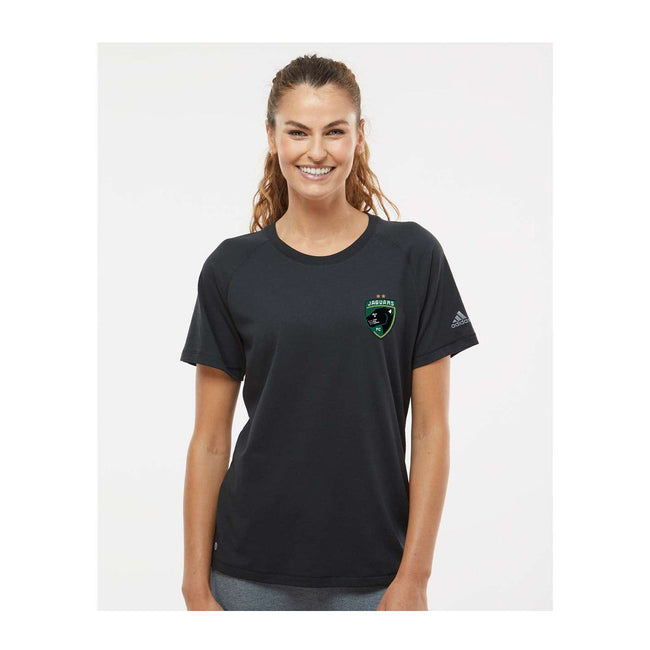 Jaguars Adidas - Women's Blended T-Shirt Printed Crest