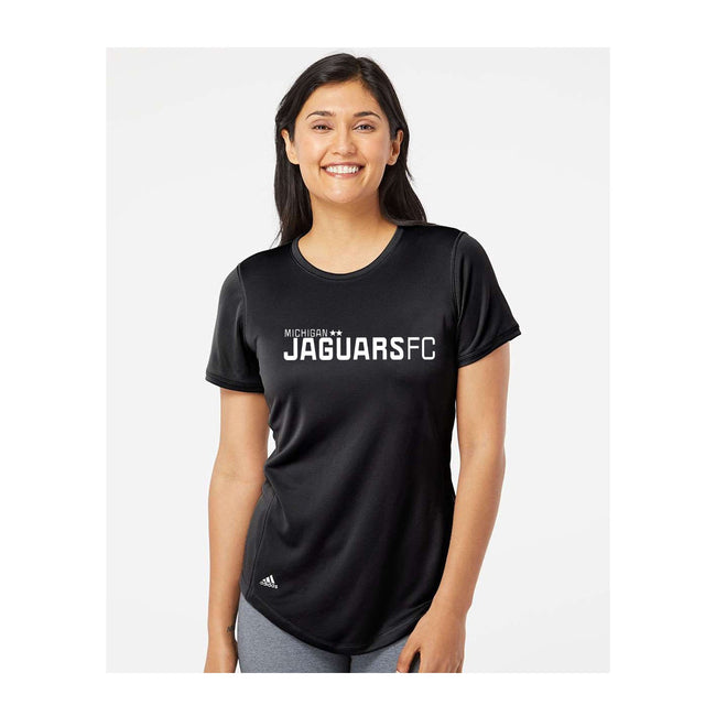Jaguars Adidas - Women's Sport T-Shirt Printed Wordmark