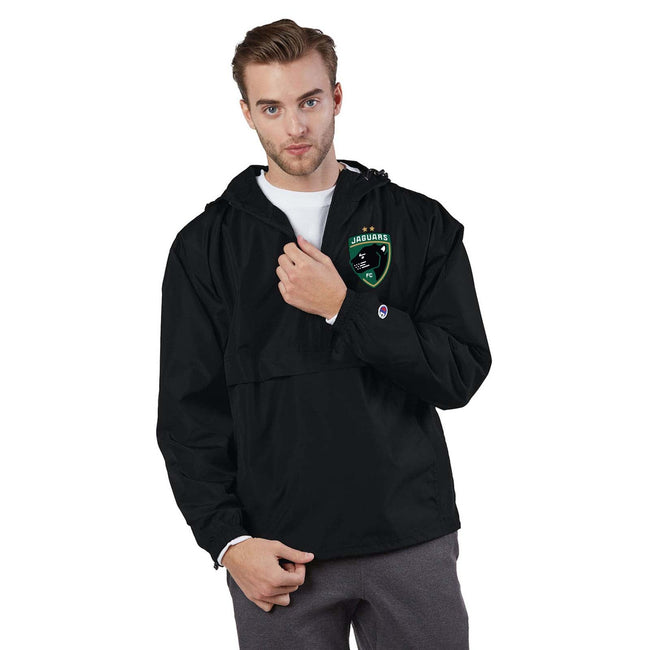 Jaguars Champion Adult Packable Anorak 1/4 Zip Jacket
