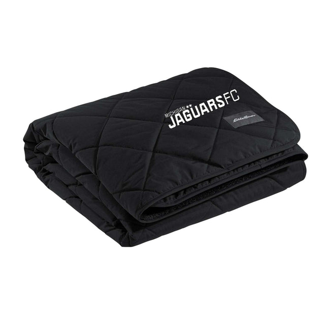 Jaguars Eddie Bauer® Quilted Insulated Fleece Blanket Embroidery Wordmark