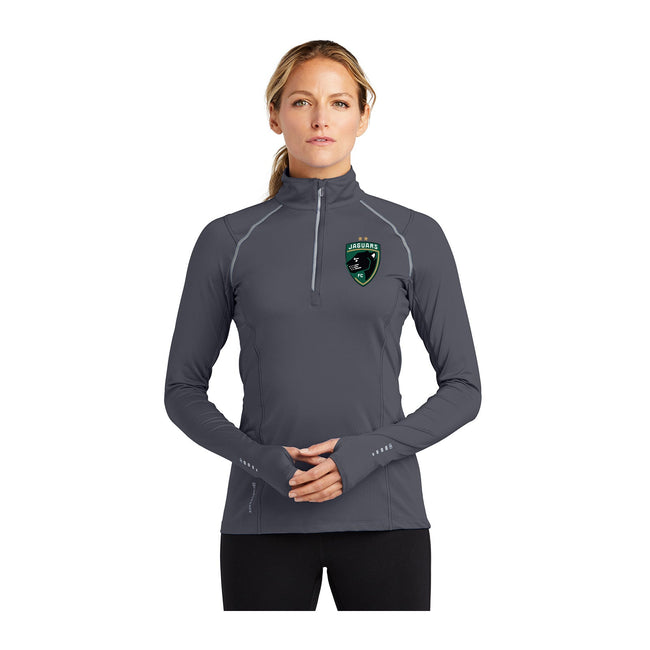Jaguars OGIO® ENDURANCE Ladies Nexus 1/4-Zip Pullover Embroidery Crest