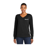 Jaguars OGIO® Ladies Luuma Flex Long Sleeve V-Neck Printed - Mato & Hash
