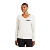Jaguars OGIO® Ladies Luuma Flex Long Sleeve V-Neck Printed - Mato & Hash