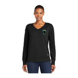 Jaguars OGIO® Ladies Luuma Flex Long Sleeve V-Neck Embroidery