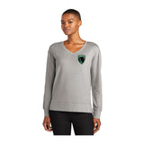 Jaguars OGIO® Ladies Luuma Flex Long Sleeve V-Neck Printed - Mato & Hash