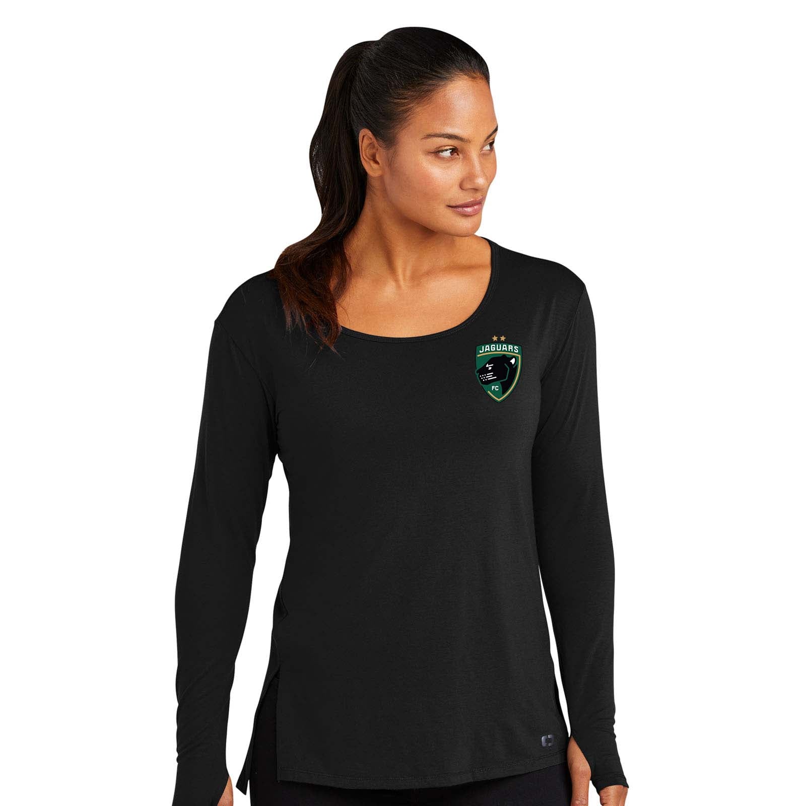 Jaguars OGIO ® Ladies Luuma Long Sleeve Tunic Embroidered - Mato & Hash