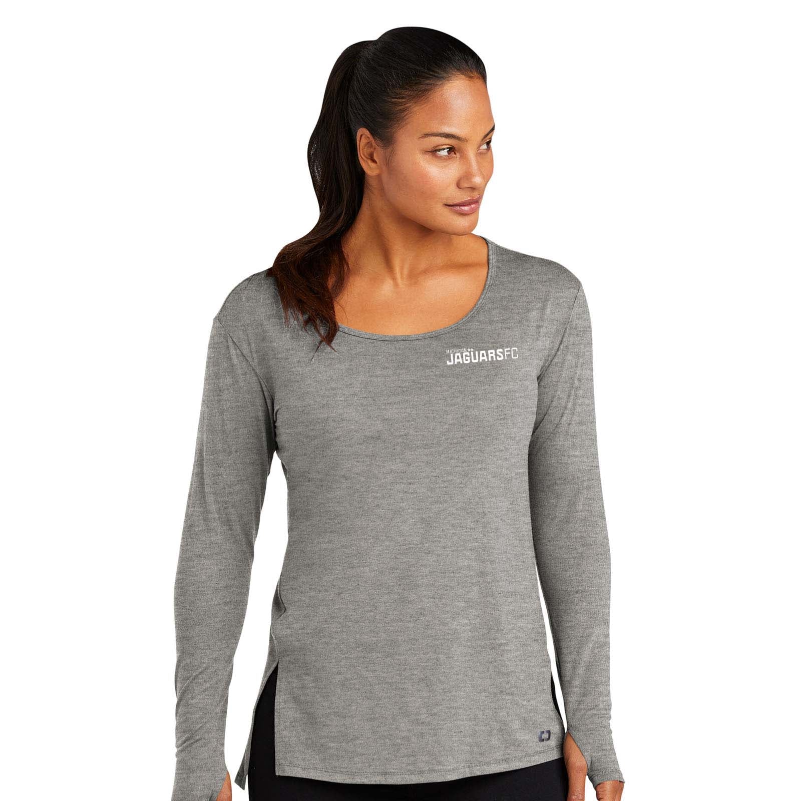 Jaguars OGIO ® Ladies Luuma Long Sleeve Tunic Embroidered - Mato & Hash