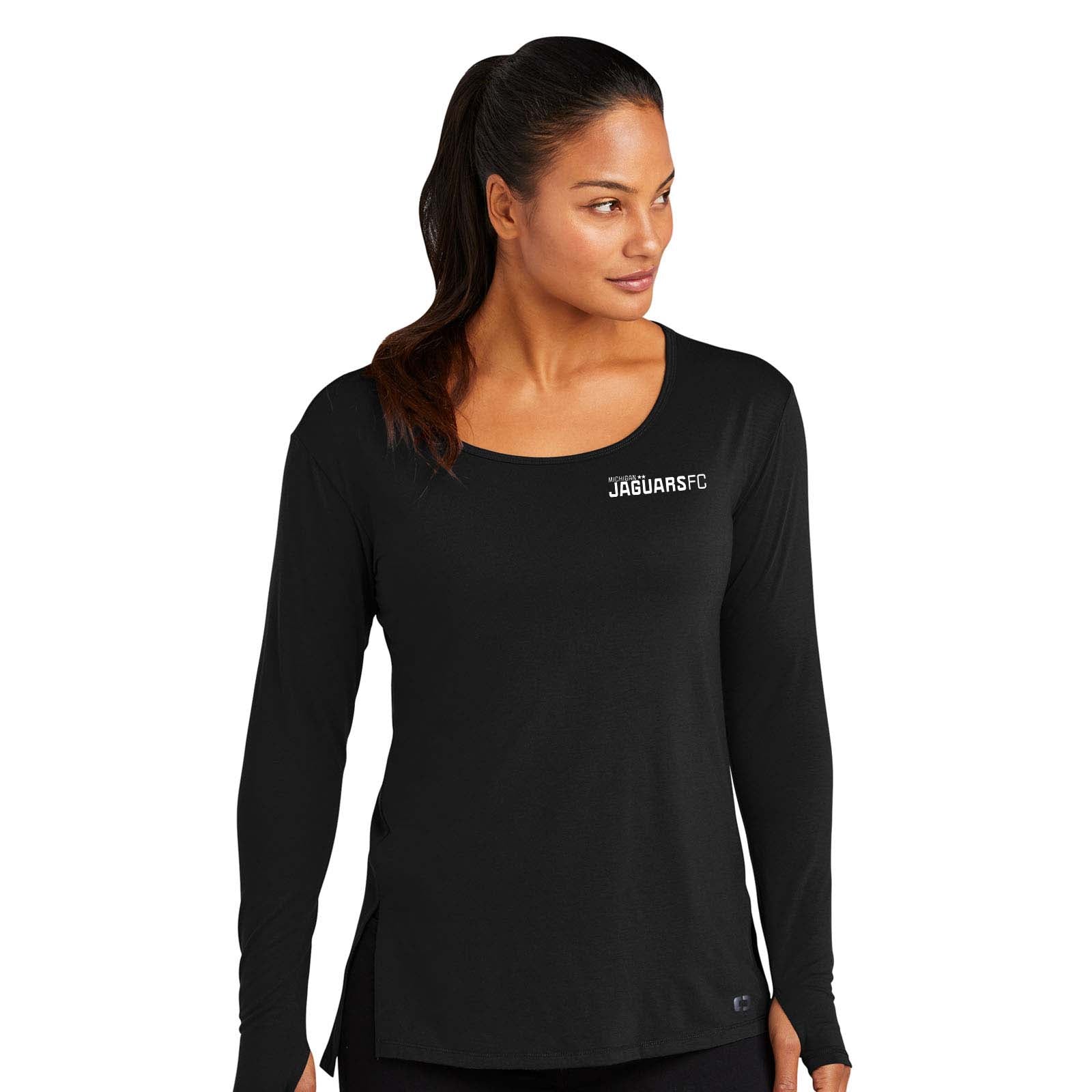 Jaguars OGIO ® Ladies Luuma Long Sleeve Tunic Embroidered - Mato & Hash