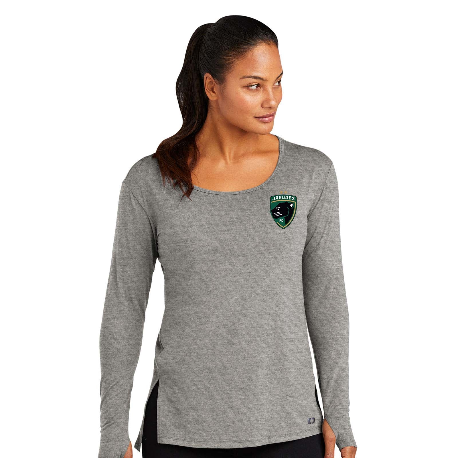 Jaguars OGIO ® Ladies Luuma Long Sleeve Tunic Embroidered - Mato & Hash