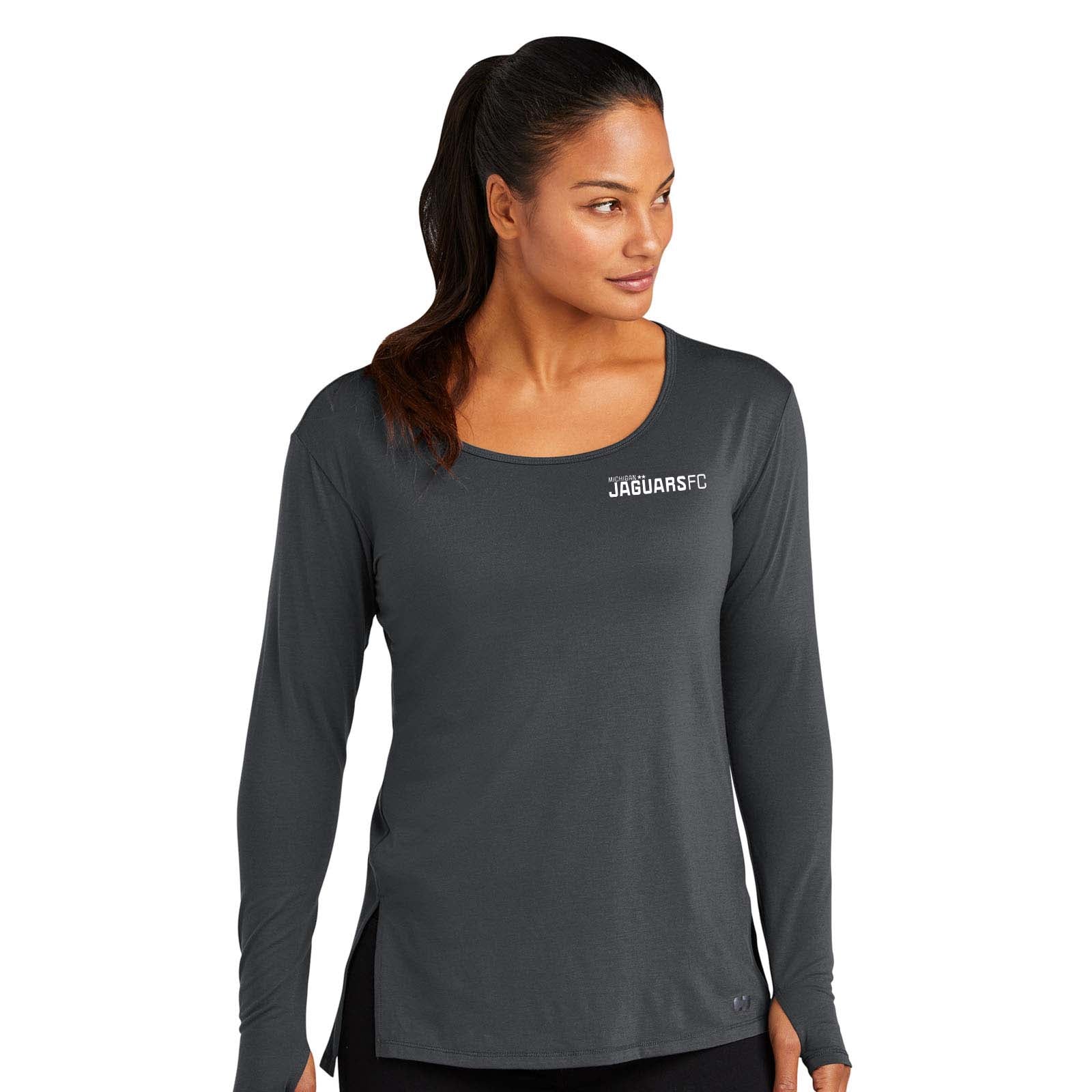 Jaguars OGIO ® Ladies Luuma Long Sleeve Tunic Embroidered - Mato & Hash