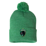 Jaguars Sportsman Pom-Pom 12" Knit Beanie Embroidered - Mato & Hash