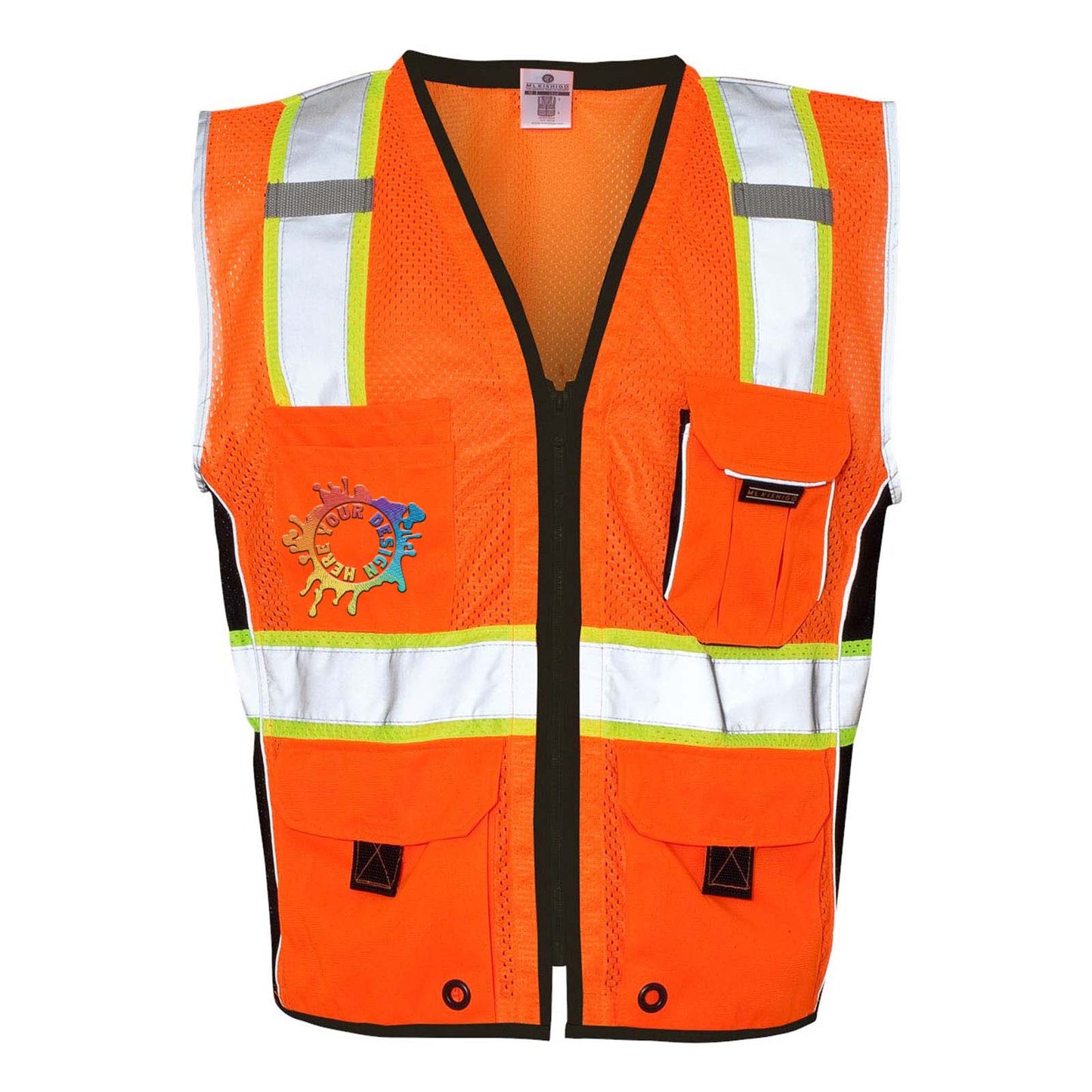 Kishigo - Premium Black Series® Heavy Duty Vest Embroidery - Mato & Hash