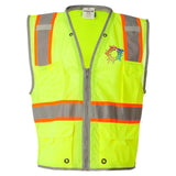 Kishigo - Premium Brilliant Series® Heavy-Duty Class 2 Vest Embroidery
