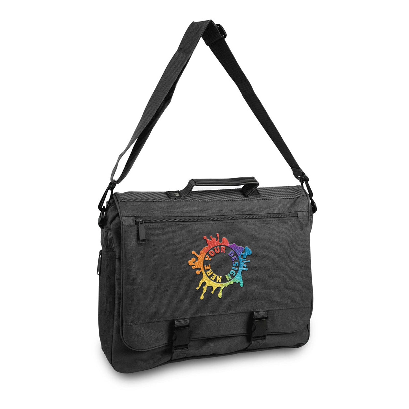 Liberty Bags GOH Getter Expandable Messenger Bag Embroidery - Mato & Hash