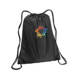 Liberty Bags Large Drawstring Pack with DUROcord® Embroidery - Mato & Hash