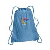 Liberty Bags Large Drawstring Pack with DUROcord® Embroidery - Mato & Hash