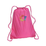 Liberty Bags Large Drawstring Pack with DUROcord® Embroidery - Mato & Hash