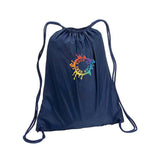 Liberty Bags Large Drawstring Pack with DUROcord® Embroidery - Mato & Hash