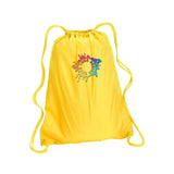 Liberty Bags Large Drawstring Pack with DUROcord® Embroidery - Mato & Hash