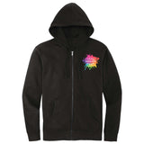 District V.I.T Fleece Hoodie Men's Full-Zip Hooded Sweatshirt