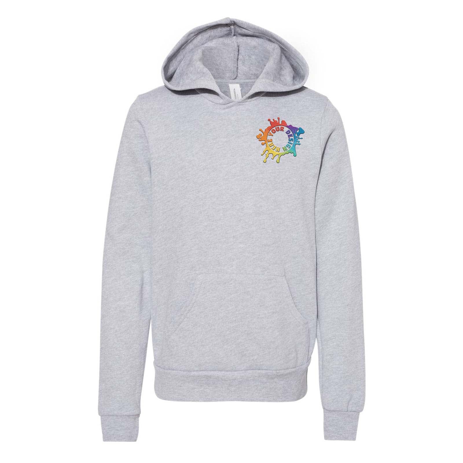 Mato & Hash Youth Cotton/Polyester Fleece Hooded Sweatshirt Embroidery - Mato & Hash