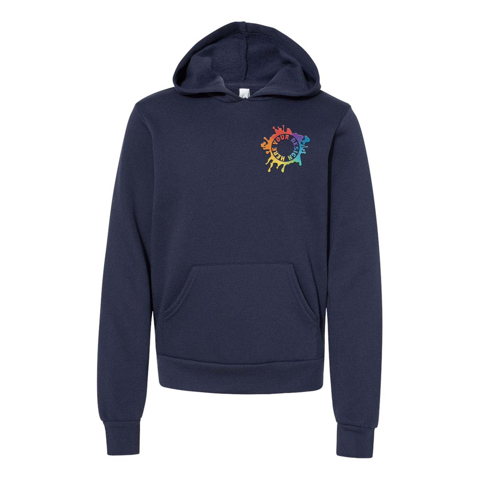 Mato & Hash Youth Cotton/Polyester Fleece Hooded Sweatshirt Embroidery - Mato & Hash
