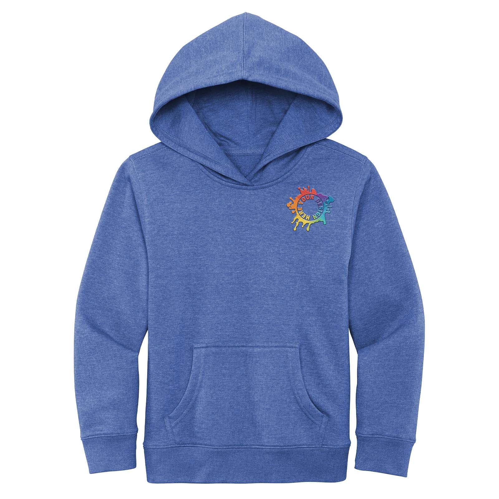 Mato & Hash Youth Cotton/Polyester Fleece Hooded Sweatshirt Embroidery - Mato & Hash