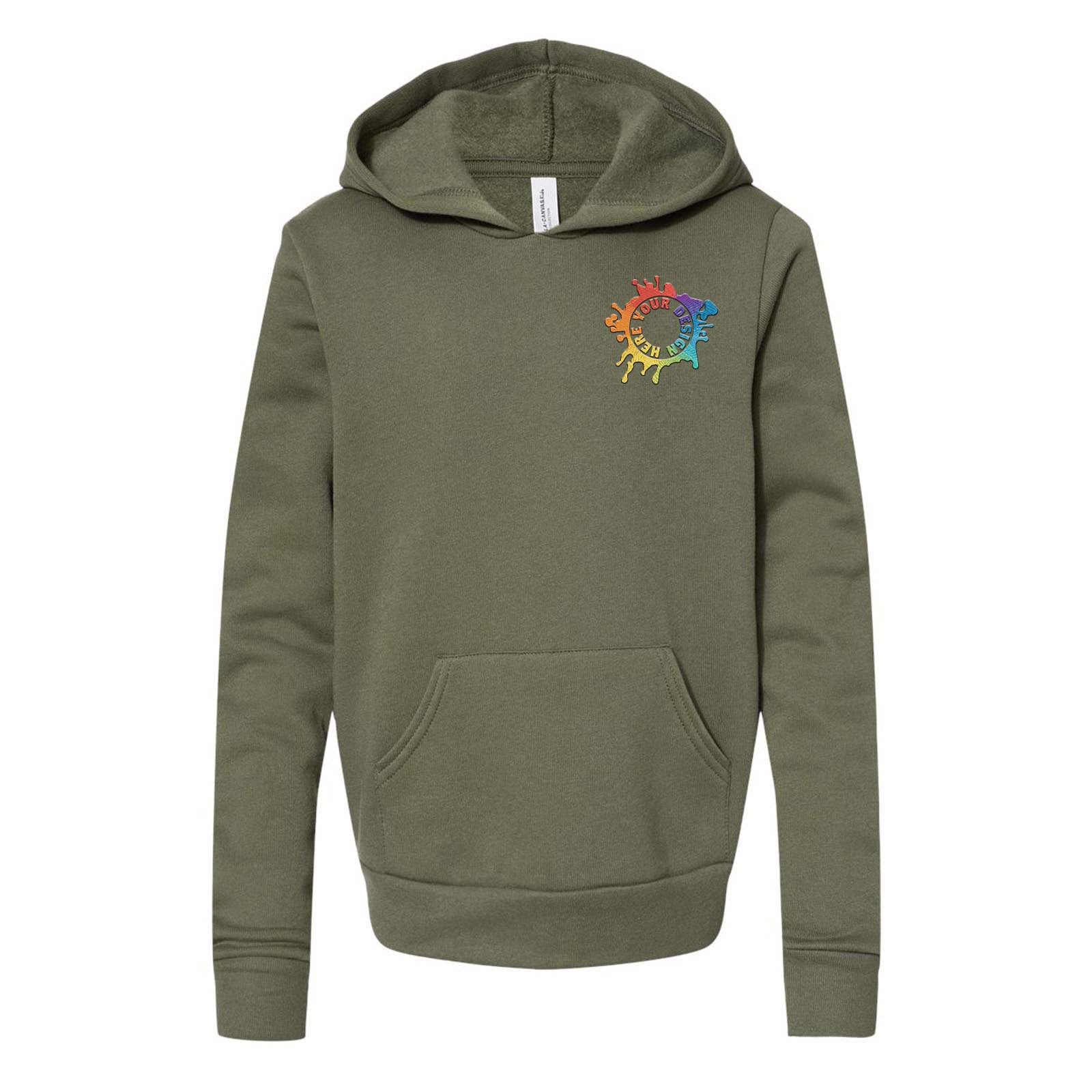Mato & Hash Youth Cotton/Polyester Fleece Hooded Sweatshirt Embroidery - Mato & Hash