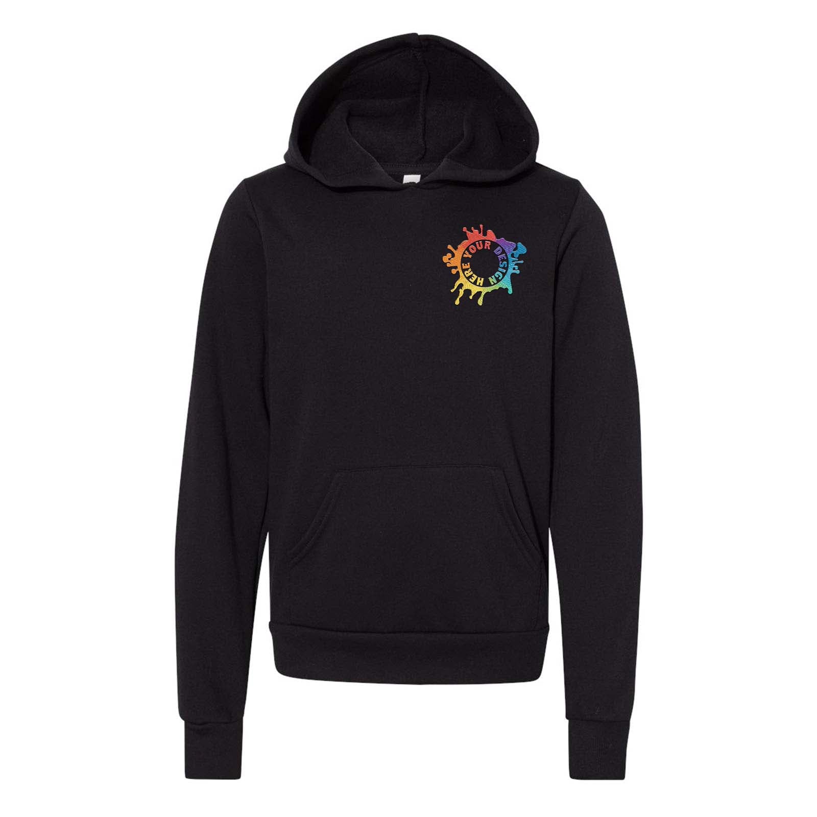 Mato & Hash Youth Cotton/Polyester Fleece Hooded Sweatshirt Embroidery - Mato & Hash