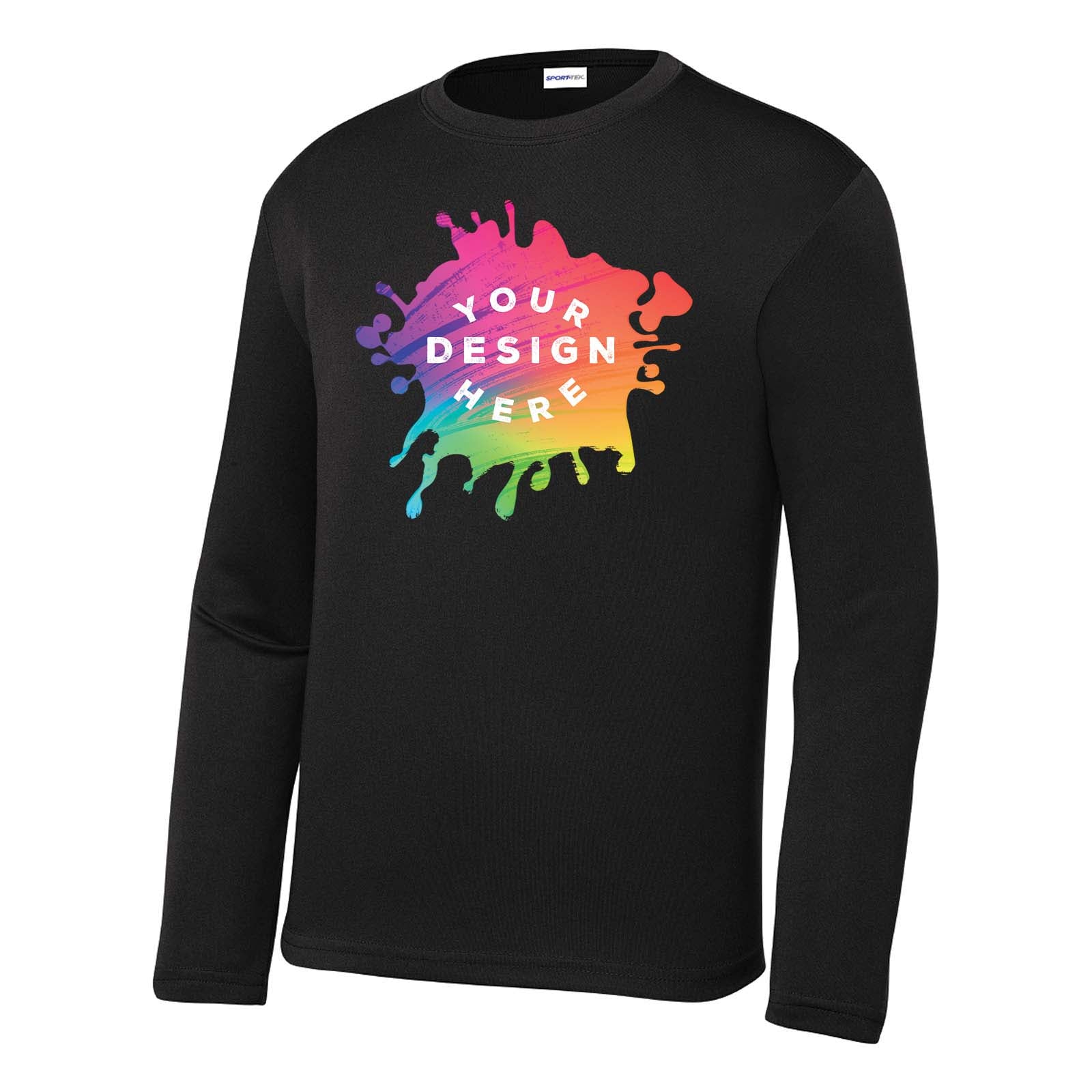 Mato & Hash Youth Unisex Performance Polyester Long Sleeve T-Shirt - Mato & Hash