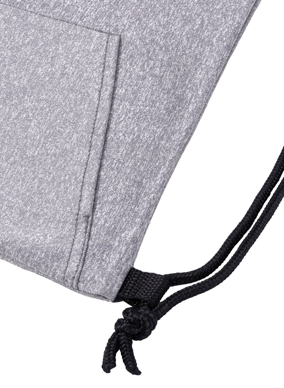 Mélange Drawstring Bag w/ Quick-Access Pocket - Mato & Hash
